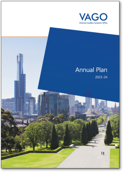 Cover of our Annual Plan 2023–24