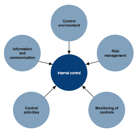 Figure 1D shows Components of an internal control framework