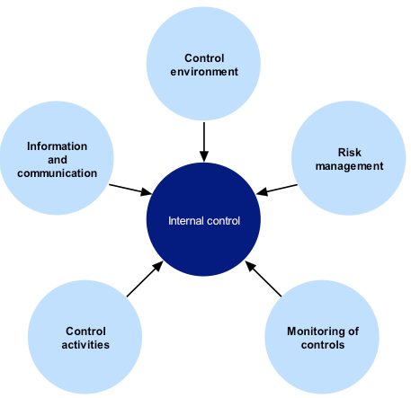 Figure 1C shows Components of an internal control framework