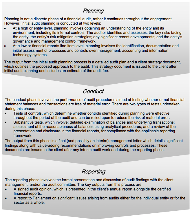 Figure 1B Financial audit framework