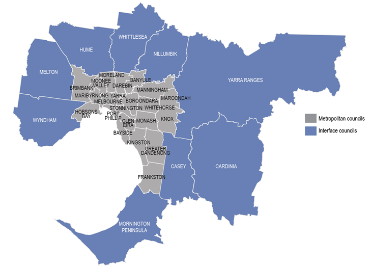 Figures 1C provides a visual representation of the local councils that make up each cohort.