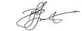 Peter Frost's signature